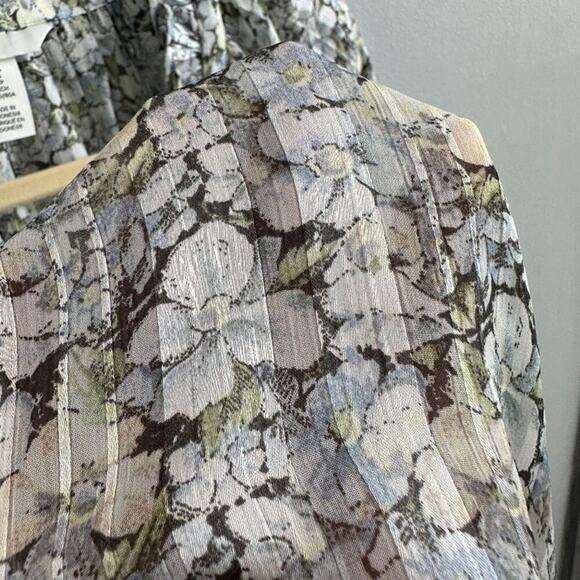 H&M Ruffle-trimmed Long Sleeve Blouse, Size X-Small - Picture 5 of 8